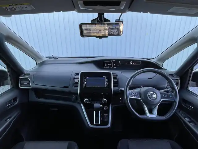 日産 セレナ ハイウェイスター プロパイロットED 滋賀県 2017(平29)年 6.2万km ダイヤモンドブラック プロパイロット/エマージェンシーブレーキ/アラウンドビューモニター/純正メモリナビ/(フルセグTV CD DVD Bluetooth)/純正後席フリップダウンモニター/デジタルインナーミラー/ドライブレコーダー/ETC/両側パワースライドドア/プッシュスタート/スマートキー/電動パーキングブレーキ/オートブレーキホールド/純正フロアマット/電動格納ミラー/ウインカーミラー/ドアバイザー/LEDオートヘッドライト