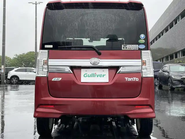 ダイハツ タント カスタム X SA 千葉県 2013(平25)年 5.8万km ファイアークォーツレッドM ユーザー買取車/禁煙車/社外オーディオディスプレイ/・SPH-DA99/・Bluetooth/CD/Radio/片側パワースライドドア/衝突被害軽減ブレーキ/横滑り防止装置/ステアリングリモコン/HIDオートライト/フロントフォグ/スマートキー/スペアキー