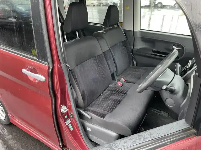 ダイハツ タント カスタム X SA 千葉県 2013(平25)年 5.8万km ファイアークォーツレッドM ユーザー買取車/禁煙車/社外オーディオディスプレイ/・SPH-DA99/・Bluetooth/CD/Radio/片側パワースライドドア/衝突被害軽減ブレーキ/横滑り防止装置/ステアリングリモコン/HIDオートライト/フロントフォグ/スマートキー/スペアキー