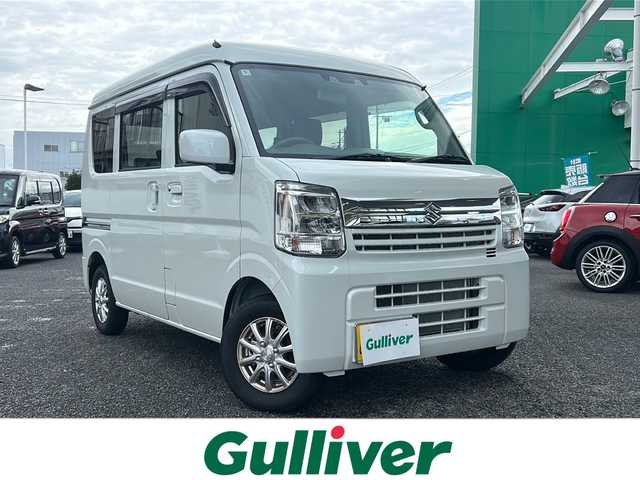 スズキ エブリイ JOIN 岐阜県 2025(令7)年 0.1万km パールホワイト 社外オーディオ/Bluetooth/CD/ワンオーナー/純正マット/純正ドアバイザー/シートヒーター/横滑り防止装置/車線逸脱警報装置/電動格納ミラー/オートライト/衝突軽減ブレーキ/コーナーセンサー