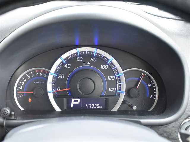 スズキ ワゴンＲ スティングレー T 神奈川県 2013(平25)年 4.8万km ブルーイッシュブラックパール3 メモリナビ/フルセグテレビ/プッシュスタート/スマートキー/ETC/HID/黒革調シートカバー/記録(H.25.26.27.30.R.2.4.5)