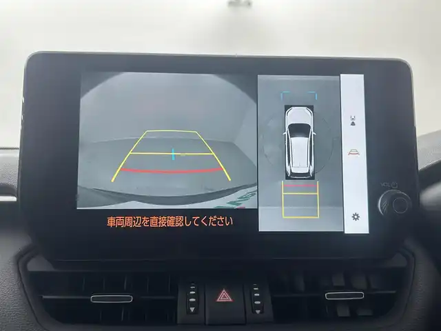 トヨタ ＲＡＶ４ ハイブリッドG 埼玉県 2025(令7)年 0.2万km アティチュードブラックマイカ 純正１０．５インチディスプレイオーディオ　３６０°カメラ　シートベンチレーション　ステアリングヒーター　ＡＣ１００Ｖ　パワーバックドア　プリクラッシュセーフティ　レーントレーシングアシスト　ＥＴＣ2.0 前後クリアランスソナー リアクロストラフィックアラート パーキングサポートブレーキ ロードサインアシスト 先行車発進告知 オートクルーズコントロール　オートライト オートマチックハイビーム　ステアリングヒーター　前後ドライブレコーダー　パワーシート　ブラインドスポットモニター