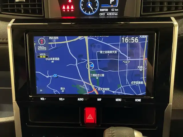 トヨタ ルーミー カスタムG－T 埼玉県 2023(令5)年 4.3万km パールホワイトⅢ スマートアシスト/純正9インチナビ/　　CD/DVD/BT/フルセグ/全方位カメラ/両側電動スライドドア/レーダークルーズコントロール/コーナーセンサー/純正15インチアルミホイール/シートヒーター/LEDヘッドライト/オートブレーキホールド/USBポート/ETC/スマートキー/禁煙車