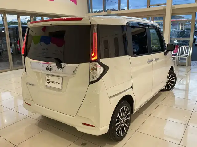 トヨタ ルーミー カスタムG－T 埼玉県 2023(令5)年 4.3万km パールホワイトⅢ スマートアシスト/純正9インチナビ/　　CD/DVD/BT/フルセグ/全方位カメラ/両側電動スライドドア/レーダークルーズコントロール/コーナーセンサー/純正15インチアルミホイール/シートヒーター/LEDヘッドライト/オートブレーキホールド/USBポート/ETC/スマートキー/禁煙車