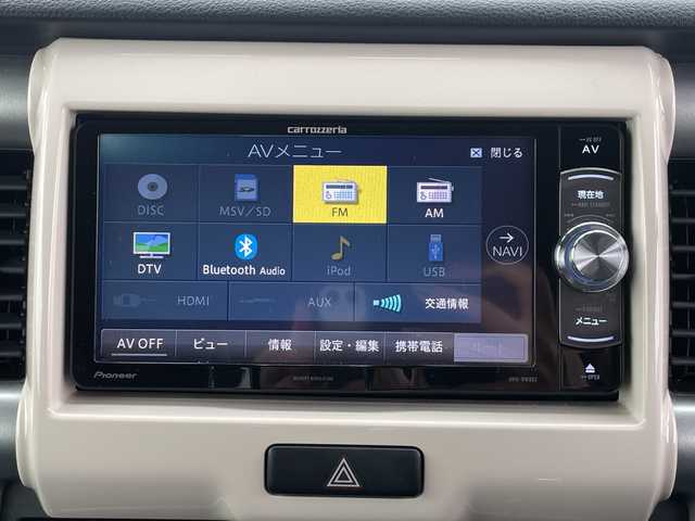 スズキ ハスラー G 千葉県 2019(平31)年 3.8万km ムーンライトバイオレットパールメタリック/ホワイト2トーンルーフ ナビAVIC-RW802 バックカメラ ドラレコ BT フルセグ シートヒーター ステアスイッチ スマートキー レーダーブレーキサポート エネチャージ ホワイトホイール ツートンカラー 横滑り防止