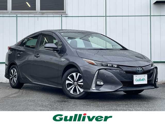 トヨタ プリウス ＰＨＶ S セーフティパッケージ 山梨県 2019(令1)年 8.2万km グレーメタリック ワンオーナー/純正SDナビ/純正CD/Bluetooth接続/フルセグTV/バックカメラ/ETC/純正ドライブレコーダー/ケーブル車載/サイドバイザー/スペアキー/取扱説明書/保証書