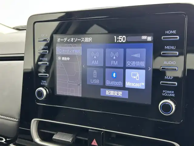 トヨタ アクア G 福井県 2024(令6)年 1.5万km プラチナホワイトパールマイカ 純正T-Connectナビ/Bluetooth/Miracast/USB/AM/FM/バックカメラ /Toyota Safety Sense/・レーントレーシングアシスト/・プリクラッシュセーフティ/・パーキングサポートブレーキ/・クリアランスソナー/・ロードサインアシスト/クルーズコントロール/ビルトインETC/LED/オートライト /ライトレベライザー /ウィンカー・電動格納式ミラー/プッシュスタート /革巻きステアリング/ステアリングリモコン/ステアリングチルド機構/