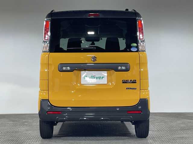 スズキ スペーシア ギア HYBRID XZ 神奈川県 2021(令3)年 4.2万km アクティブイエロー/ガンメタリック2トーン スズキセーフティサポート/SDナビ/Bluetooth/フルセグ/CD DVD/バックカメラ/シートヒーター/両側パワースライドドア/アイドリングストップ/コーナーセンサー/革巻きステアリング/ステアリングスイッチ/オートライト/ETC/ドライブレコーダー/スマートキー/プッシュスタート/スペアキー/プッシュスタート/LEDヘッドライト/フォグランプ/ルーフレール/純正フロアマット/純正バイザー