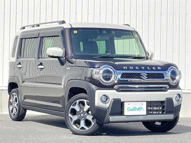 スズキ ハスラー Jスタイル Ⅱ 群馬県 2023(令5)年 1.2万km アーバンブラウンパールメタリック/ソフトベージュ2トーン 社外メモリナビ/（CD/DVD/BluetoothAudio）/バックカメラ/セーフティサポート/・デュアルカメラブレーキサポート/・誤発進抑制機能/・車線逸脱抑制機能/・車線逸脱警報機能/・ふらつき警報機能/・先行車発進お知らせ機能/・アダプティブクルーズコントロール/・ハイビームアシスト/・標識認識機能/・後退時ブレーキサポート/・後方誤発進抑制機能/シートヒーター/コーナーセンサー/ステアリングリモコン/プッシュスタート/アイドリングストップ/ウィンカーミラー/ETC/前後ドライブレコーダー/純正フロアマット/保証書・取説・スペアキー