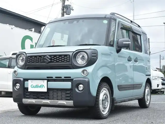 スズキ スペーシア ギア HYBRID XZターボ 神奈川県 2021(令3)年 1.5万km オフブルーメタリック/ガンメタリック2トーンルーフ 社外メモリナビ/フルセグテレビ/バックカメラ/アダプティブクルーズコントロール/両側パワースライドドア/ETC/LEDヘッドライト/リフトアップ/社外14インチAW/エンジンプッシュスタート/スマートキー/保証書/取説/社外14インチAW付きスタットレスタイヤ有り