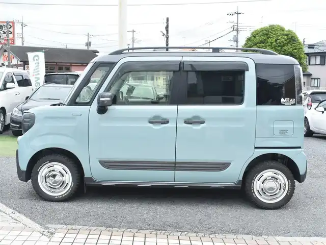 スズキ スペーシア ギア HYBRID XZターボ 神奈川県 2021(令3)年 1.5万km オフブルーメタリック/ガンメタリック2トーンルーフ 社外メモリナビ/フルセグテレビ/バックカメラ/アダプティブクルーズコントロール/両側パワースライドドア/ETC/LEDヘッドライト/リフトアップ/社外14インチAW/エンジンプッシュスタート/スマートキー/保証書/取説/社外14インチAW付きスタットレスタイヤ有り