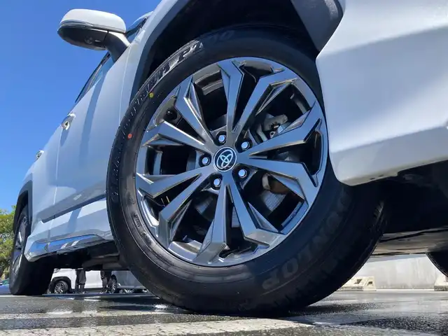 トヨタ ＲＡＶ４ ハイブリットG 静岡県 2023(令5)年 3.9万km プラチナホワイトパールマイカ Toyota Safety Sense/純正10.5インチナビ/　AM FM Bluetooth USB AppleCarPlay AndroidAuto/フルセグTV/ビルトインETC2.0/アラウンドビューモニター/LEDオートヘッドライト/レーダークルーズコントロール/ブラックレザーシート/シートヒーター/シートベンチレーション(前席)/パワーシート(運転席)/モデリスタフルエアロ/ワンオーナー/ムーンルーフ
