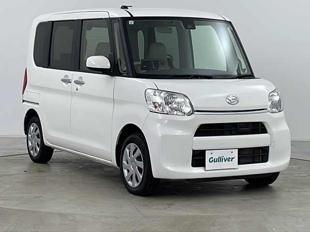 ダイハツ タント L SAⅡ 道央・札幌 2015(平27)年 3万km ホワイト ・４WD/・純正オーディオ/・ポータブルナビ&ワンセグTV/・横滑り防止装置/・衝突被害軽減ブレーキ/・ETC/・純正フロアマット/・電動格納ミラー/・リモコンキー/・保証書/・取扱説明書