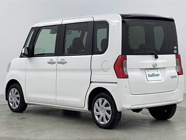ダイハツ タント L SAⅡ 道央・札幌 2015(平27)年 3万km ホワイト ・４WD/・純正オーディオ/・ポータブルナビ&ワンセグTV/・横滑り防止装置/・衝突被害軽減ブレーキ/・ETC/・純正フロアマット/・電動格納ミラー/・リモコンキー/・保証書/・取扱説明書