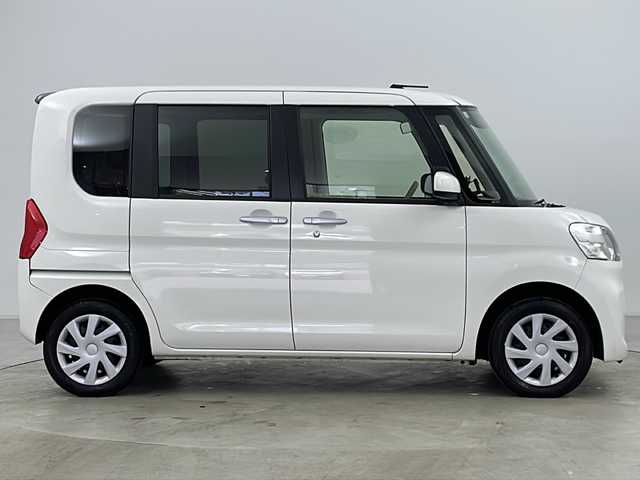 ダイハツ タント L SAⅡ 道央・札幌 2015(平27)年 3万km ホワイト ・４WD/・純正オーディオ/・ポータブルナビ&ワンセグTV/・横滑り防止装置/・衝突被害軽減ブレーキ/・ETC/・純正フロアマット/・電動格納ミラー/・リモコンキー/・保証書/・取扱説明書