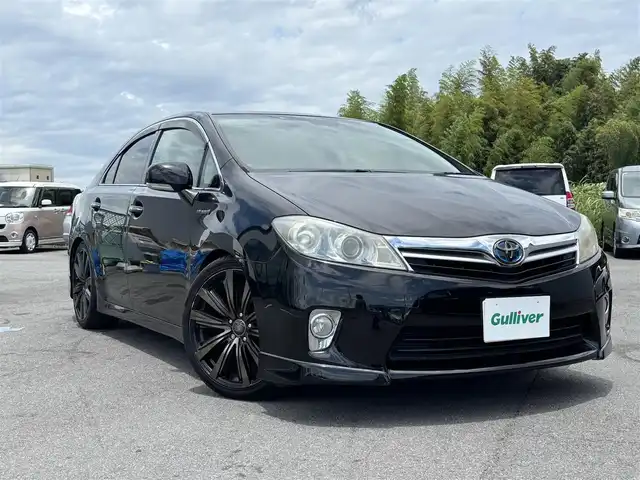 トヨタ ＳＡＩ S ASパッケージ 奈良県 2010(平22)年 11.2万km ブラック 車高調/純正ナビ(フルセグTV/CD/DVD/AM・FM/BT/AUX)/バックカメラ/ビルトインETC/クルーズコントロール/運転席パワーシート/社外19インチアルミホイール/純正フロアマット/スペアキー