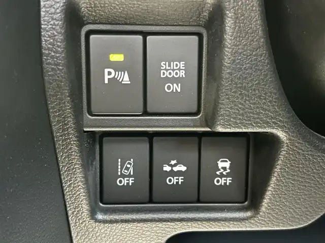 スズキ スペーシア カスタム HYBRID XS 和歌山県 2022(令4)年 0.5万km ピュアホワイトP Panasonic8インチメモリーナビ（フルセグTV/FM/AM/SD/USB/iPod/USB/Bluetooth/MEMORYMUSIC）/バックカメラ/ETC/両側パワースライドドア/アイドリングストップ/クルーズコントロール/オートライト/横滑り防止装置/ベンチシート/衝突被害軽減ブレーキ/HUD/シートヒーター/純正アルミホイール/純正ドアバイザー/純正フロアマット/取扱説明書/保証書