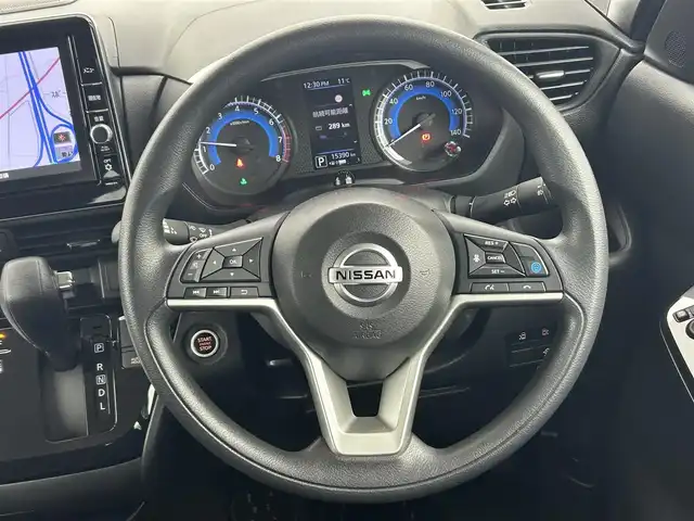 日産 ルークス HWS X プロパイロットED 熊本県 2021(令3)年 1.6万km ブラック 禁煙車　/純正9インチナビ（ＣＤ・ＤＶＤ・フルセグ・ＢＴ・ＳＤ・IPOD・/ＵＳＢ）/アラウンドビューモニター　/純正前方ドライブレコーダー　/ビルトインＥＴＣ　/アダブティブクルーズコントロール　/衝突軽減ブレーキ/横滑り防止/アイドリングストップ/両側パワースライドドア/サーキュレーター/純正フロアマット/純正１４インチAW/オートライト/LEDヘッドライト/フォグライト/スマートキー/プッシュスタート