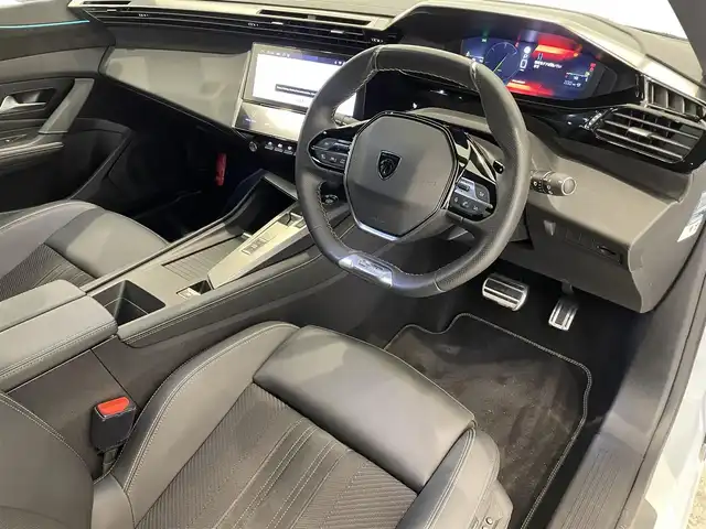 プジョー ３０８ GT ブルーHDi 熊本県 2023(令5)年 2.5万km パール ワンオーナー/純正ナビ/AppleCarPlay/360°カメラ/アクティブセーフティ/ACC/BSM/LKA/ハーフレザー/D席Pシート/前席シートH/ETC/純正18インチAW