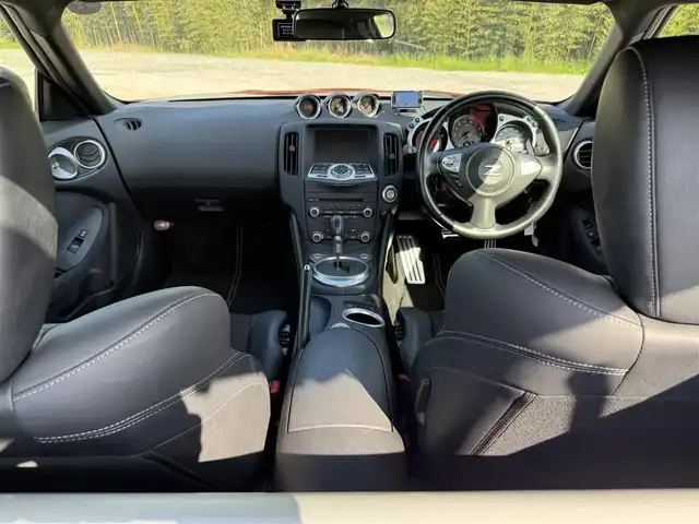 日産 フェアレディ Ｚ バージョンST 兵庫県 2012(平24)年 3.8万km プレミアムサンフレアオレンジ フジツボマフラー/メーカーナビ/フルセグTV/バックモニター/BOSEサウンド/純正19インチAW/ハーフレザーシート/キセノンヘッドライト/オートライト