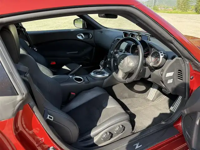 日産 フェアレディ Ｚ バージョンST 兵庫県 2012(平24)年 3.8万km プレミアムサンフレアオレンジ フジツボマフラー/メーカーナビ/フルセグTV/バックモニター/BOSEサウンド/純正19インチAW/ハーフレザーシート/キセノンヘッドライト/オートライト