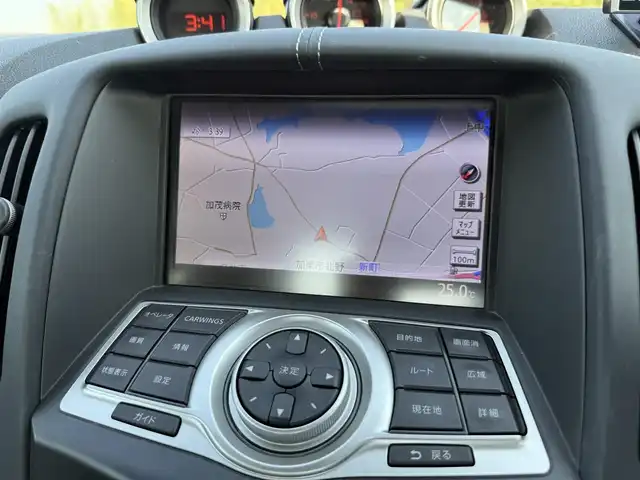 日産 フェアレディ Ｚ バージョンST 兵庫県 2012(平24)年 3.8万km プレミアムサンフレアオレンジ フジツボマフラー/メーカーナビ/フルセグTV/バックモニター/BOSEサウンド/純正19インチAW/ハーフレザーシート/キセノンヘッドライト/オートライト