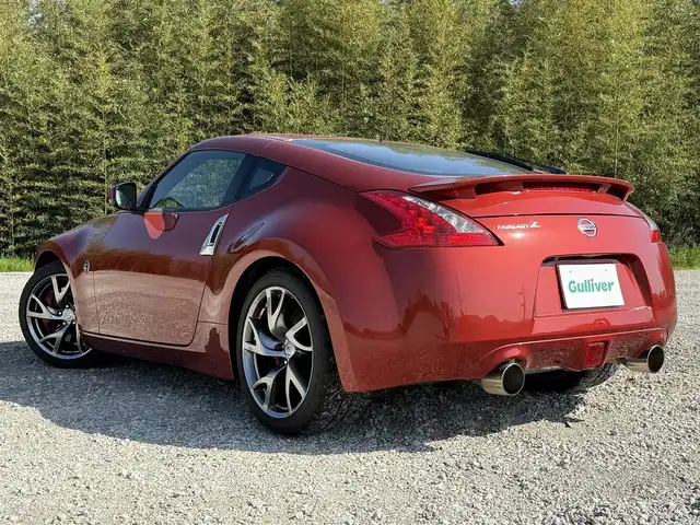日産 フェアレディ Ｚ バージョンST 兵庫県 2012(平24)年 3.8万km プレミアムサンフレアオレンジ フジツボマフラー/メーカーナビ/フルセグTV/バックモニター/BOSEサウンド/純正19インチAW/ハーフレザーシート/キセノンヘッドライト/オートライト