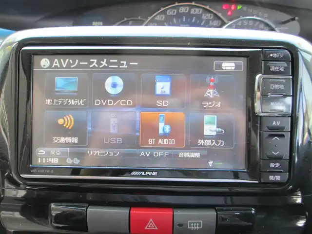 ダイハツ タント カスタム RS 千葉県 2012(平24)年 10.1万km ミスティックレッドクリスタルメタリック 社外SDナビ、フルセグTV/オーディオ【CD/DVD/BT/MSV】/左側パワースライドドア/純正15インチアルミホイール/ウィンカードアミラー/HIDヘッドライト/フォグランプ/オーバーヘッドコンソール/スマートキー/フロアマット&ドアバイザー/社外ETC/スペアキー/新車保証書/取扱説明書