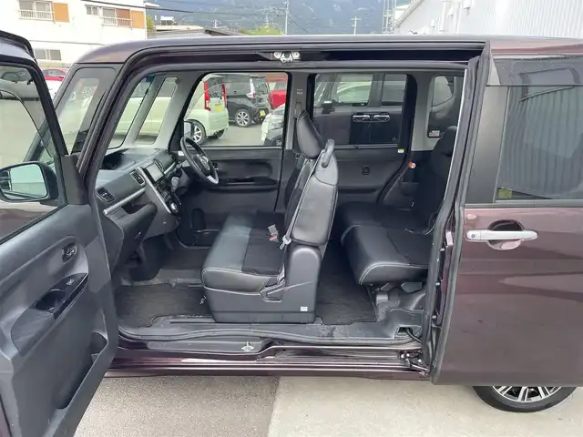 ダイハツ タント カスタムX トップED VS SAⅢ 愛媛県 2019(令1)年 2.3万km プラムブラウンクリスタルマイカ 純正ナビ　/全方位カメラ　/両側パワースライドドア　/衝突被害軽減装置　/横滑り防止装置　/アイドリングストップ　/オートハイビーム　/Ｄ／Ｎ席シートヒーター　/電格ミラー　/ＥＴＣ　/ドアバイザー　/現状サマー(純正AW)(155/65/R14)/BRIDGESTONE NEWNO