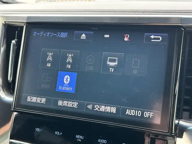 トヨタ アルファード S Aパッケージ 福岡県 2017(平29)年 4.9万km ラグジュアリーホワイトパールクリスタルシャインガラスフレーク 純正9型SDナビ(フルセグTV/CD/DVD/BT)バックカメラ後席フリップダウンモニターレーダークルコンコーナーセンサー電動リアゲート両側パワスラドラレコETCオットマン純正LEDヘッドライト純正フロアマット純正アルミホイール18インチスマートキープッシュスタート