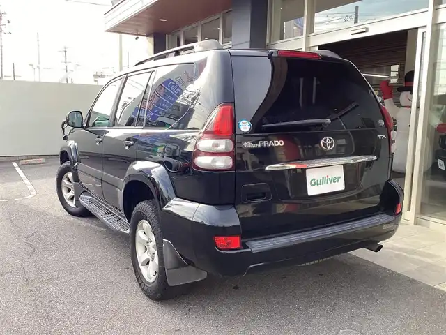 トヨタ ランドクルーザー プラド TX－LTD 愛知県 2007(平19)年 14.2万km ブラック ワンオーナー　革シート　社外HDDナビ　フルセグ　ルーフレール　ETC バックカメラ　純正アルミ　キーレス　オートライト