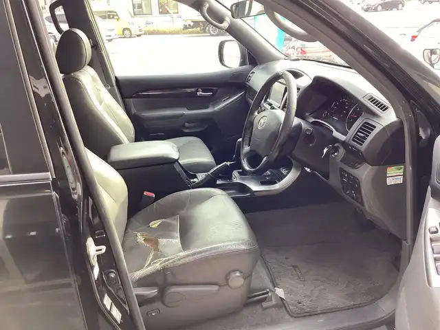 トヨタ ランドクルーザー プラド TX－LTD 愛知県 2007(平19)年 14.2万km ブラック ワンオーナー　革シート　社外HDDナビ　フルセグ　ルーフレール　ETC バックカメラ　純正アルミ　キーレス　オートライト