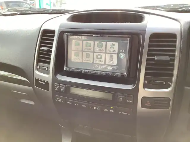 トヨタ ランドクルーザー プラド TX－LTD 愛知県 2007(平19)年 14.2万km ブラック ワンオーナー　革シート　社外HDDナビ　フルセグ　ルーフレール　ETC バックカメラ　純正アルミ　キーレス　オートライト