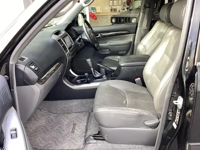 トヨタ ランドクルーザー プラド TX－LTD 愛知県 2007(平19)年 14.2万km ブラック ワンオーナー　革シート　社外HDDナビ　フルセグ　ルーフレール　ETC バックカメラ　純正アルミ　キーレス　オートライト