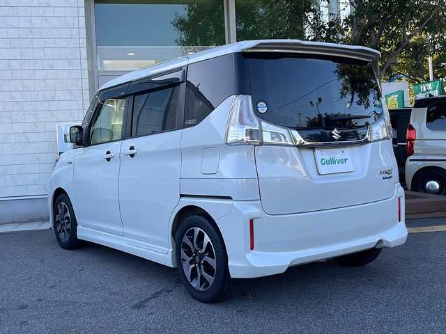 スズキ ソリオ バンディット HV MV Dカメラ ブレーキS 鳥取県 2018(平30)年 5.5万km ピュアホワイトP 登録時走行距離：54261km/4WD/ディーラー純正ケンウッド製8型メモリナビ/　CD DVD BT フルセグTV/バックカメラ/パワースライドドア/デュアルカメラブレーキサポート/クルーズコントロール/LEDヘッドライト/オートライト/フォグランプ/シートヒーター/ロールサンシェード/ISOFIX/シート下収納/革巻きステアリング/ステアリングスイッチ/プッシュスタート/スマートキー/スペアキー/新車時保証書