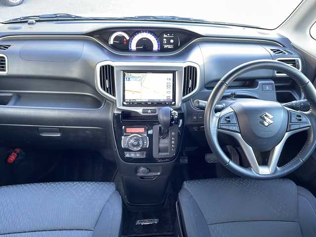 スズキ ソリオ バンディット HV MV Dカメラ ブレーキS 鳥取県 2018(平30)年 5.5万km ピュアホワイトP 登録時走行距離：54261km/4WD/ディーラー純正ケンウッド製8型メモリナビ/　CD DVD BT フルセグTV/バックカメラ/パワースライドドア/デュアルカメラブレーキサポート/クルーズコントロール/LEDヘッドライト/オートライト/フォグランプ/シートヒーター/ロールサンシェード/ISOFIX/シート下収納/革巻きステアリング/ステアリングスイッチ/プッシュスタート/スマートキー/スペアキー/新車時保証書