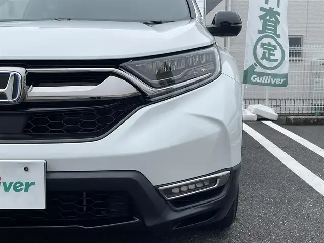 ホンダ ＣＲ－Ｖ ハイブリッド e:HEV EX ブラックED 三重県 2022(令4)年 1.7万km プラチナホワイトパール 登録時16498km/ワンオーナー/SR/黒革シート/禁煙車/純正ナビ/（AM/FM/TV/Bluetooth/CD/DVD）/フルセグTV/バックカメラ/ビルトインETC2.0/レーダークルーズコントロール/ステアリングスイッチ/パドルシフト/オートライト/シートメモリー/パワーシート/シートヒーター/ステアリングヒーター/パワーバックドア/ドラレコ/衝突軽減システム/レーンキープアシスト/コーナーセンサー/BSM/純正フロアマット/純正アルミ/プッシュスタート/スペアキー