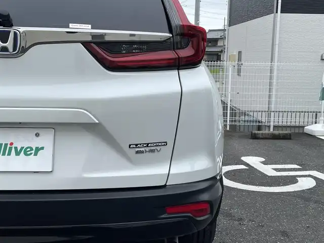 ホンダ ＣＲ－Ｖ ハイブリッド e:HEV EX ブラックED 三重県 2022(令4)年 1.7万km プラチナホワイトパール 登録時16498km/ワンオーナー/SR/黒革シート/禁煙車/純正ナビ/（AM/FM/TV/Bluetooth/CD/DVD）/フルセグTV/バックカメラ/ビルトインETC2.0/レーダークルーズコントロール/ステアリングスイッチ/パドルシフト/オートライト/シートメモリー/パワーシート/シートヒーター/ステアリングヒーター/パワーバックドア/ドラレコ/衝突軽減システム/レーンキープアシスト/コーナーセンサー/BSM/純正フロアマット/純正アルミ/プッシュスタート/スペアキー