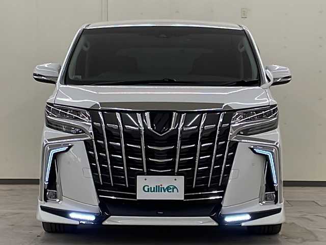 トヨタ アルファードハイブリット SR 道央・札幌 2019(令1)年 3.7万km ホワイトパールクリスタルシャイン /4WD//ALPINE製フルセグナビ/（CD/DVD/FM/AM/BT/SD）//TEIN製EDFG車高調//社外21インチアルミホイール/（WORKS VS）//純正エンジンスターター//スペアキー1本//イグラアラーム//オートライト//オートハイビーム//プリクラッシュセーフティ//クルーズコントロール//シートエアコン//シートメモリ//TRDエアロ//シグネチャーイルミブレード//シーケンシャルウィンカー//リアパワーゲート//フリップダウンモニター//オットマン//カーアロマディフューザー//デジタルインナーミラー//両側スライドドア//ドアバイザー//ABS//横滑り防止装置