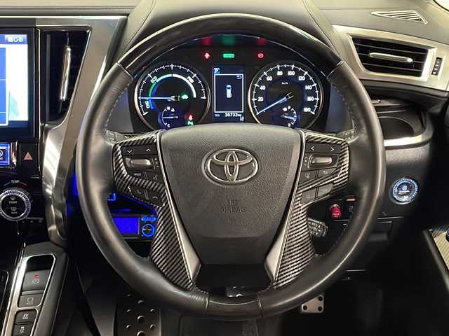 トヨタ アルファードハイブリット SR 道央・札幌 2019(令1)年 3.7万km ホワイトパールクリスタルシャイン /4WD//ALPINE製フルセグナビ/（CD/DVD/FM/AM/BT/SD）//TEIN製EDFG車高調//社外21インチアルミホイール/（WORKS VS）//純正エンジンスターター//スペアキー1本//イグラアラーム//オートライト//オートハイビーム//プリクラッシュセーフティ//クルーズコントロール//シートエアコン//シートメモリ//TRDエアロ//シグネチャーイルミブレード//シーケンシャルウィンカー//リアパワーゲート//フリップダウンモニター//オットマン//カーアロマディフューザー//デジタルインナーミラー//両側スライドドア//ドアバイザー//ABS//横滑り防止装置