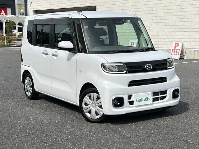 ダイハツ タント X 千葉県 2019(令1)年 5万km シャイニングホワイトパール ワンオーナー/純正ナビ【NMZK-W70D】/フルセグTV/Bluetooth、CD、DVD再生/ドライブレコーダー前後/アイドリングストップ/USB入力端子/バックカメラ/ETC/ステアリングスイッチ/ロングスライドスイッチ/衝突軽減システム/横滑り防止装置/コーナーセンサー前後/片側パワースライドドア/純正フロアマット/スペアキー１本/保証書/取扱説明書