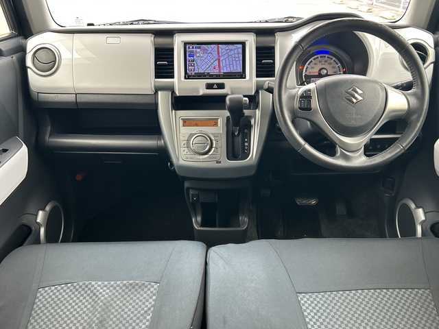 スズキ ハスラー X 沖縄県 2018(平30)年 6.5万km ムーンライトバイオレットパールメタリック/ホワイト2トーンルーフ 社外ナビ・TV・Bluetooth・CD・DVD/シートヒーター/オートライト/衝突軽減システム/レーンキープアシスト/ステアリングスイッチ/アイドリングストップ/スマートキー