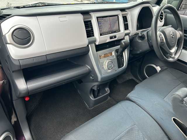 スズキ ハスラー X 沖縄県 2018(平30)年 6.5万km ムーンライトバイオレットパールメタリック/ホワイト2トーンルーフ 社外ナビ・TV・Bluetooth・CD・DVD/シートヒーター/オートライト/衝突軽減システム/レーンキープアシスト/ステアリングスイッチ/アイドリングストップ/スマートキー