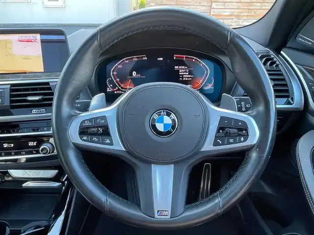 ＢＭＷ Ｘ３ xDrive20d Mスポーツ 青森県 2020(令2)年 3.4万km アルピンホワイトⅢ 4WD/サンルーフ/ハーマンカードンサウンド/純正ナビ/（TV・Bluetooth・AppleCarPlay）/全方位カメラ/パーキングアシスト/アダプティブクルーズコントロール/レーンキープアシスト/衝突警告/車線変更警告/側面衝突警告/黒革シート/シートヒーター/メモリー付パワーシート（D席）/ヘッドアップディスプレイ/バーチャルコックピット/WAC/LEDライト/オートライト/ドライブレコーダー/ウインカーミラー/ETC一体型ミラー/ブラックルーフレール/ワイヤレス充電/エアバック　W/サイド/カーテン/電動パーキングブレーキ/オートホールド/ダウンヒルアシスト/ABS/横滑り防止機能/盗難防止/プッシュスタート/スマートキーX2/保証書/取扱説明書