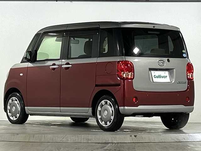 ダイハツ ムーヴ キャンバス X LTD SA Ⅱ 広島県 2017(平29)年 5万km スムースグレーマイカメタリック/ファイアークォーツレッドメタリック 2トーン 禁煙/スマートアシストII/・衝突軽減/・車線逸脱警報/・誤発進抑制制御/・先行車発進お知らせ/純正ナビ/・フルセグTV/CD/DVD/Bluetooth/パノラマモニター/両側パワースライドドア/ステアリングスイッチ/オートライト/スマートキー/プッシュスタート/純正ドアバイザー/純正フロアマット/アイドリングストップ