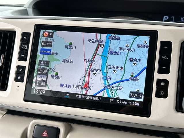 ダイハツ ムーヴ キャンバス X LTD SA Ⅱ 広島県 2017(平29)年 5万km スムースグレーマイカメタリック/ファイアークォーツレッドメタリック 2トーン 禁煙/スマートアシストII/・衝突軽減/・車線逸脱警報/・誤発進抑制制御/・先行車発進お知らせ/純正ナビ/・フルセグTV/CD/DVD/Bluetooth/パノラマモニター/両側パワースライドドア/ステアリングスイッチ/オートライト/スマートキー/プッシュスタート/純正ドアバイザー/純正フロアマット/アイドリングストップ