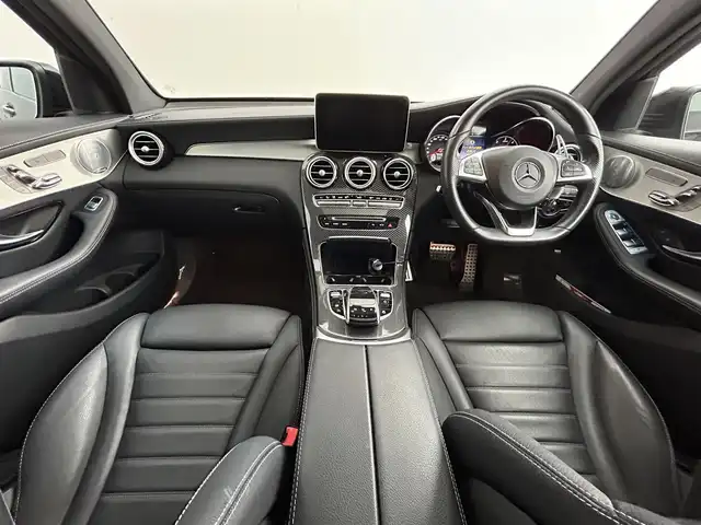 メルセデス・ベンツ ＧＬＣ２２０ d 4マチック クーペ スポーツ 本革 道央・札幌 2018(平30)年 4.2万km 黒 ・4WD/・サンルーフ/・Burmesterオーディオ/・純正メモリナビ/・アラウンドビューモニター/・CD/DVD/BT/USB/SD/フルセグ/・前後ドライブレコーダー/・ビルトインETC/・レーダークルーズコントロール/・ステアリングパイロット/・ダイナミックセレクト/・純正ランニングボード/・パドルシフト/・社外レーダー探知機（ユピテルZ270Csd）/・LEDヘッドライト/・社外19インチアルミホイール（BBS　CI-R）/・レザーシート/・D＋N席シートメモリー/・全席シートヒーター