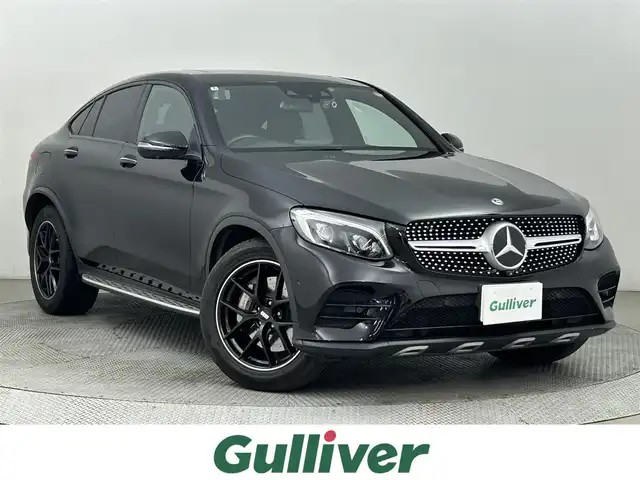 メルセデス・ベンツ ＧＬＣ２２０ d 4マチック クーペ スポーツ 本革 道央・札幌 2018(平30)年 4.2万km 黒 ・4WD/・サンルーフ/・Burmesterオーディオ/・純正メモリナビ/・アラウンドビューモニター/・CD/DVD/BT/USB/SD/フルセグ/・前後ドライブレコーダー/・ビルトインETC/・レーダークルーズコントロール/・ステアリングパイロット/・ダイナミックセレクト/・純正ランニングボード/・パドルシフト/・社外レーダー探知機（ユピテルZ270Csd）/・LEDヘッドライト/・社外19インチアルミホイール（BBS　CI-R）/・レザーシート/・D＋N席シートメモリー/・全席シートヒーター