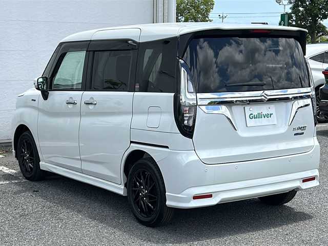 スズキ ソリオ バンディット HV SV 千葉県 2024(令6)年 0.1万km ピュアホワイトP 10型ナビCN-F1X10BGD バックカメラ 両側パワースライドドア ドラレコ HUD パドルシフト USB シートヒーター フルセグ DVD LEDライト オートライト weds15インチAW