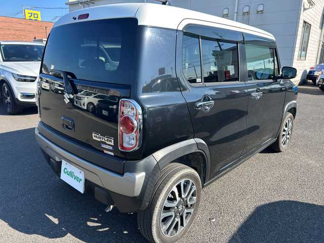 スズキ ハスラー Jスタイル Ⅱ 広島県 2017(平29)年 9.4万km ブルーイッシュブラックパール ワンオーナー/衝突軽減ブレーキ/レーンキープアシスト/社外メモリーナビ/ワンセグTV/【NR-MZ03】/社外CD/DVD/Bluetooth/AUX端子/バックカメラ/純正15インチアルミ/ハーフレザーシート/シートヒーター/スマートキー/革巻きステアリング/電動格納ウィンカーミラー/LEDヘッドライト/純正フロアマット/保証書/取扱説明書